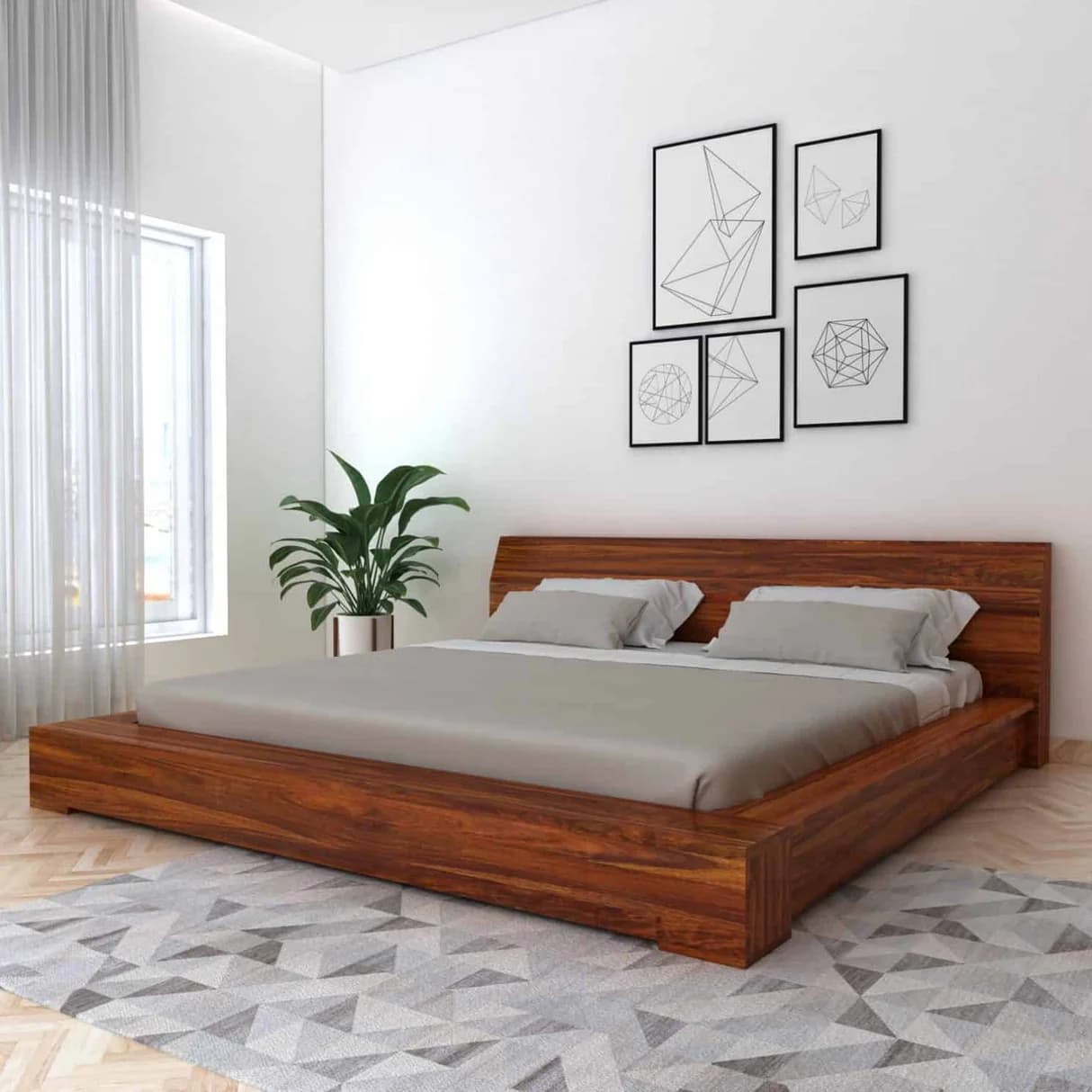 Hausbett 90x200 mit Rausfallschutz – sicher und komfortabel