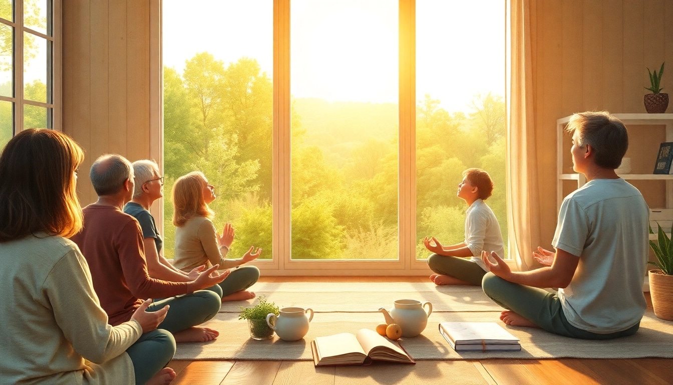 Erlebe die Ruhe des Heilfastens in einer inspirierenden Meditationsumgebung.