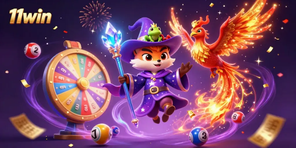 Experience the excitement at 11win, where colorful lottery balls and dynamic games await!