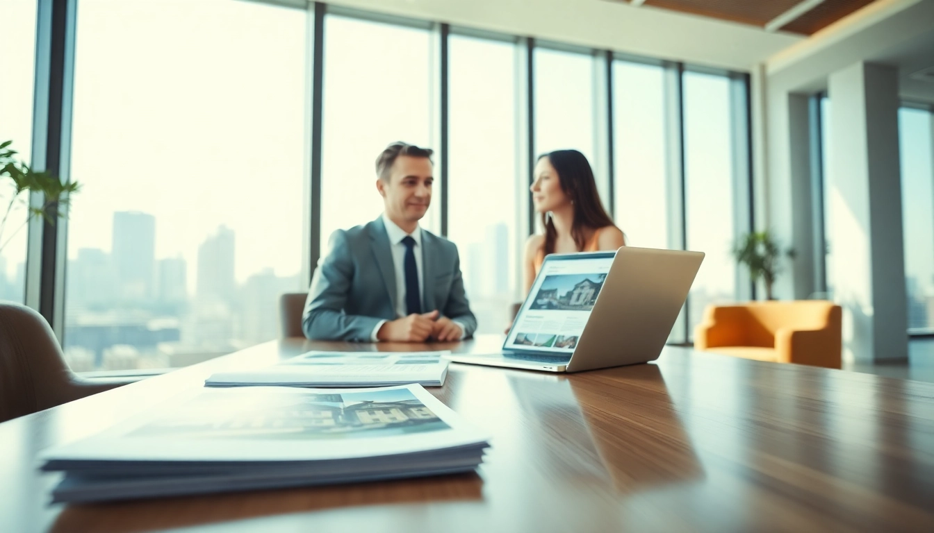 Immobilienmakler Frankfurt Ginnheim bietet professionelle Beratung in modernem Büro.