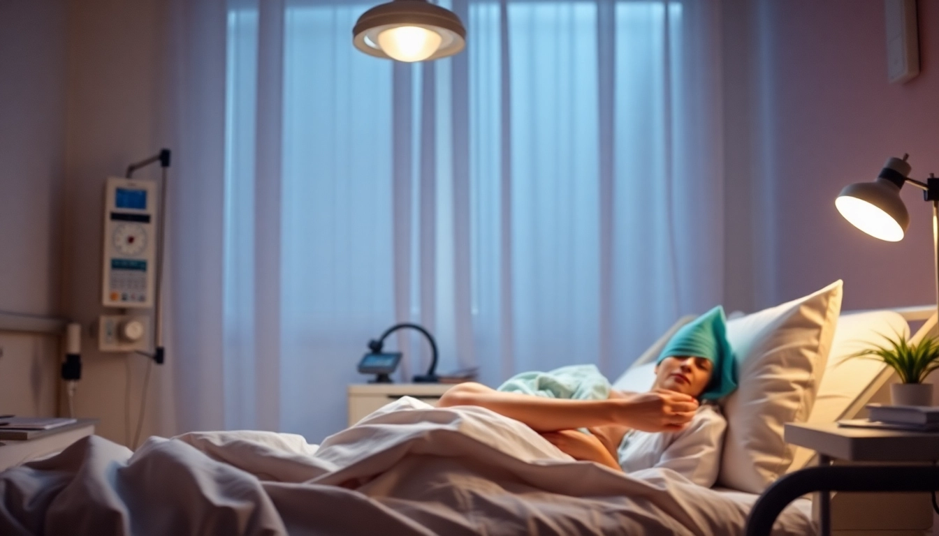 Pflegekraft interagiert mit einem Patienten in der intensivpflege hameln, in freundlicher und unterstützender Umgebung.