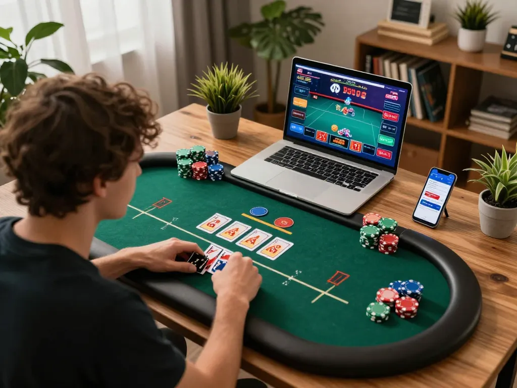 Engaging online poker gameplay at https://ok904.com/, showcasing an intense gaming atmosphere.