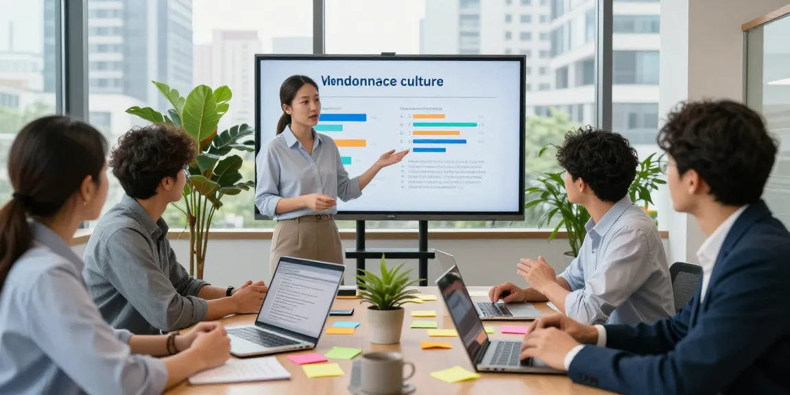 Gespräch über toxische Führung während eines Meetings in modernem Büro.