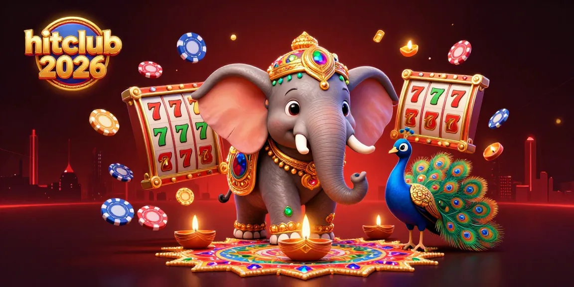 Experience the excitement of hitclub 2026 with vibrant casino elements and a dynamic 3D scene.