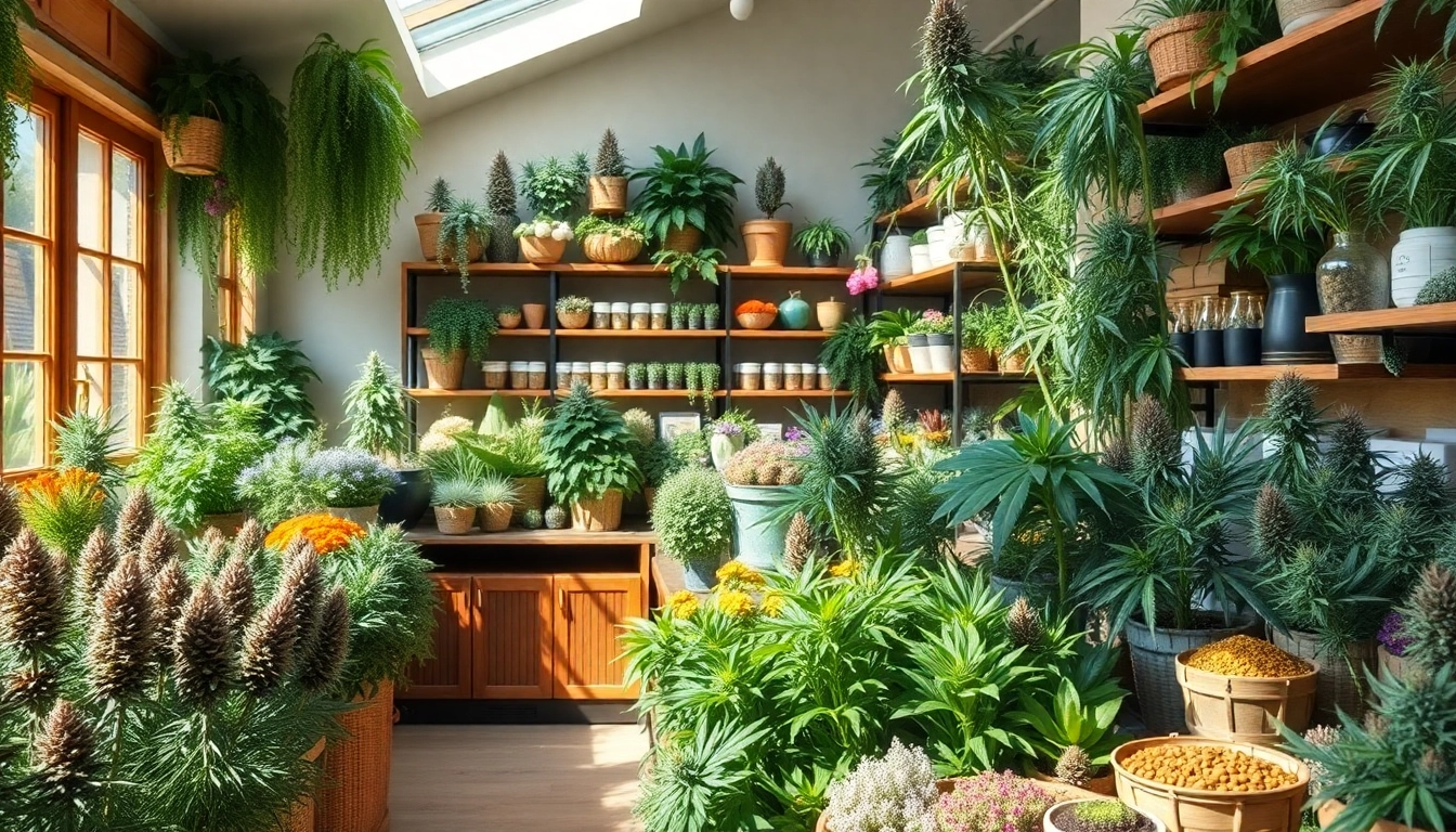 Shop premium CBD Blüten kaufen with a variety of selections in natural, vibrant settings.