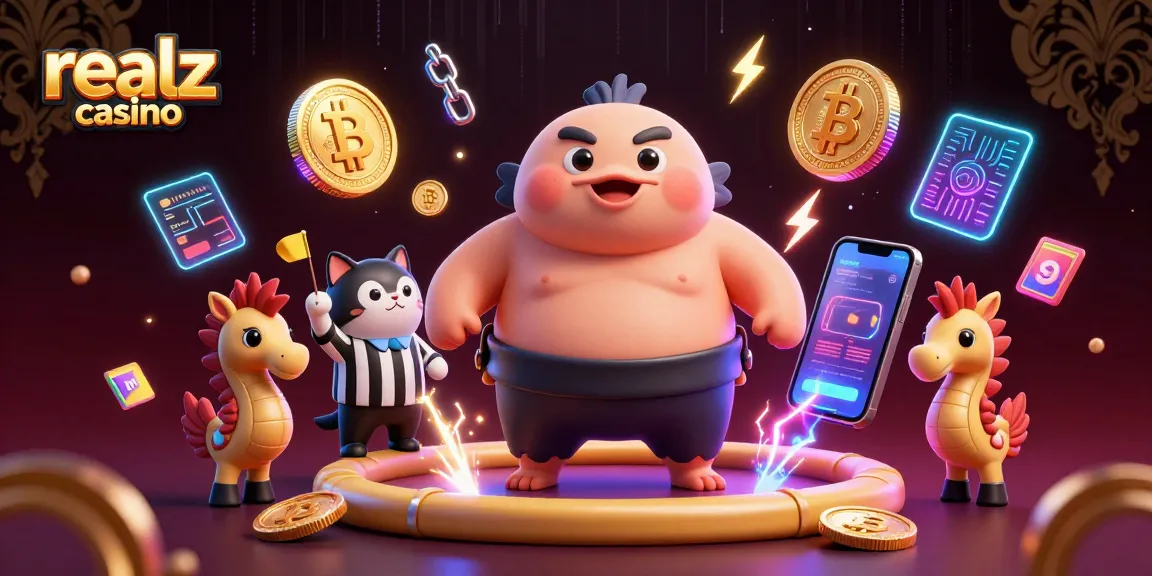 Experience excitement at realz casino with interactive games and vibrant 3D elements.