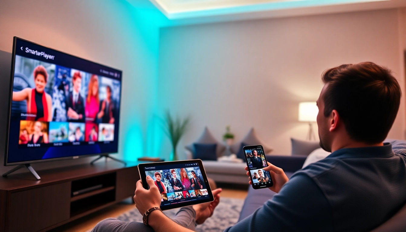 Watch live TV and streaming on iptv-smarters-player.net across multiple devices seamlessly.