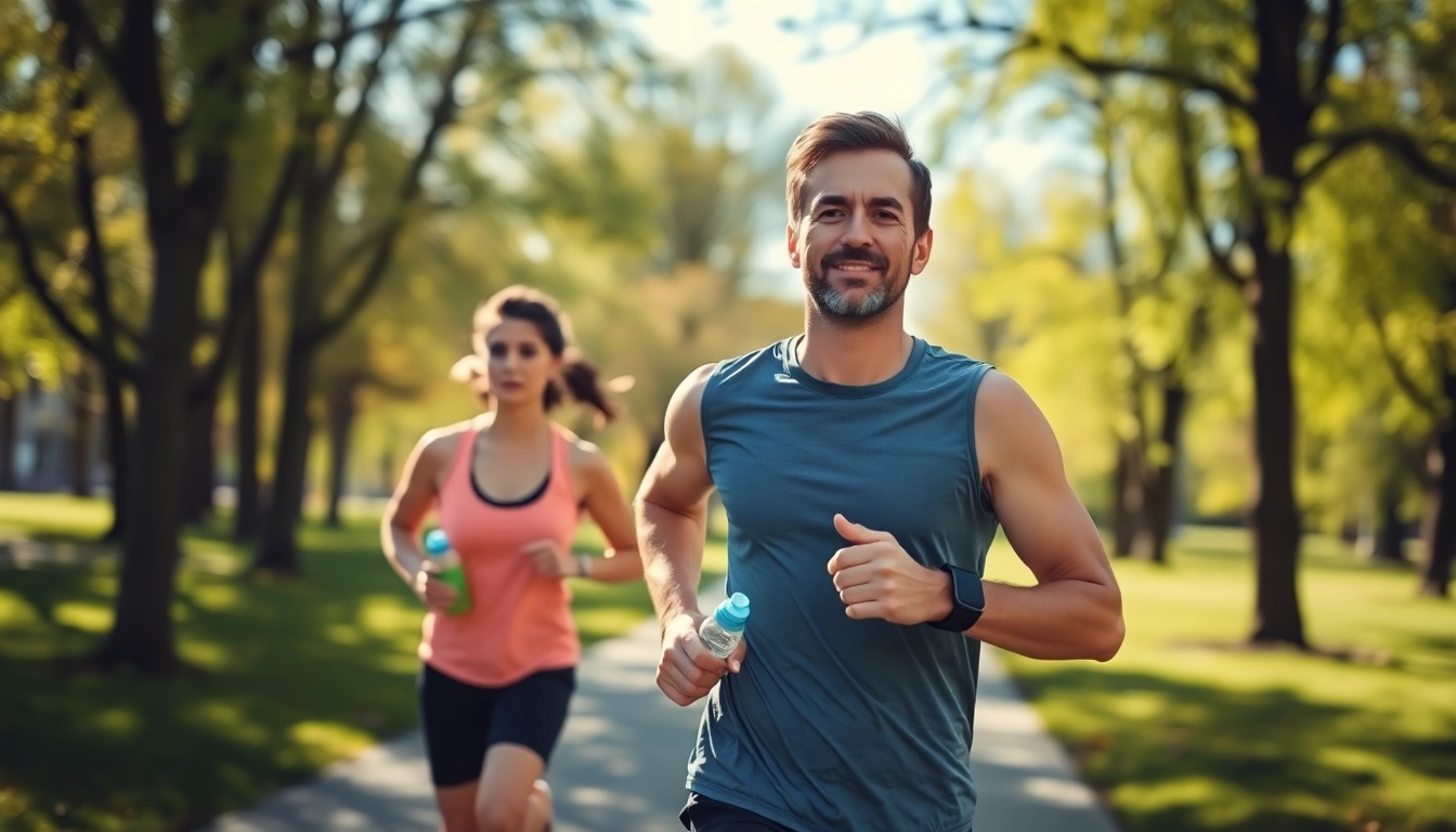 Motivierter Mensch joggt im Sonnenlicht und symbolisiert Gewichtsverlust und gesunde Lebensweise.