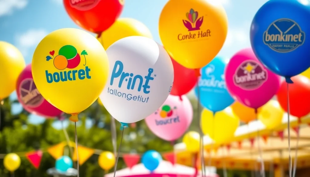 Bedruckte Luftballons mit Logo – Umweltfreundlich, schnell und professionell