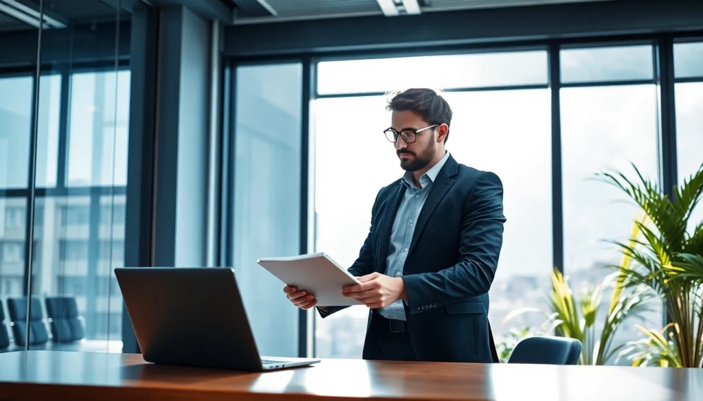 Headhunter IT bei der Rekrutierung von IT-Experten an einem modernen Arbeitsplatz.