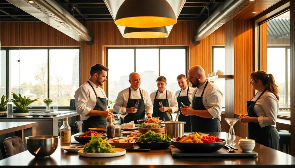 Headhunter Gastronomie im Austausch mit Küchenpersonal, um die Teamdynamik in der Gastronomie zu fördern.