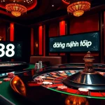 Experience the excitement of 88i đăng nhập at a vibrant casino table with cards and chips.