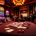 Vao luoi tv captures a high-stakes poker game set in a luxurious casino atmosphere.